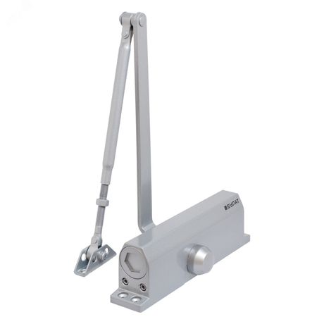 Доводчик дверной БУЛАТ ULTIMATE ДД-180 A-S (110-180 кг) серебро, морозостойкий - 14930 ПТК