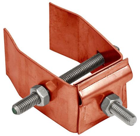 Держатель проводника круглого 6-10мм для конструкций h=70мм медь IEK - ZDP80-50-1-16-70