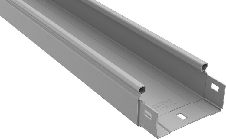 Лоток крашенный неперфорированный 100х50 L3000 сталь 0.7мм ИЭК CLNK10-050-100-3 IEK