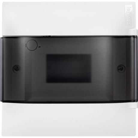 Щиток пластиковый встраиваемый Practibox S 1х6 дым. дверь Leg 134556 Legrand