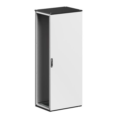 Комплект напольного корпуса CQE N с одностворчатой дверью и задней панелью 2200х1000х500мм RAM block DKC R5CQEN22105 ДКС