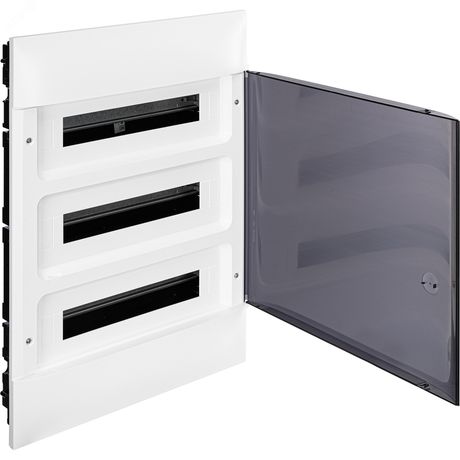 Щиток пластиковый встраиваемый Practibox S 3х18 дым. дверь Leg 137558 Legrand