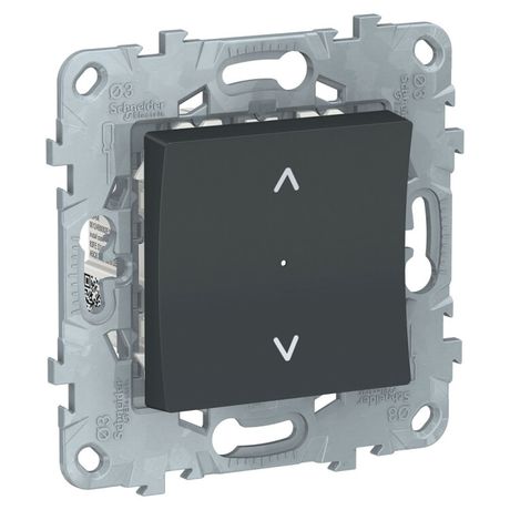 Выключатель UNICA NEW Wiser управление жалюзи антрацит - NU550854 Schneider Electric