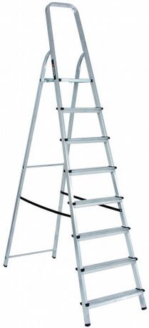 Стремянка алюминиевая СА 1х8 | 73/5/1/13 ВИХРЬ