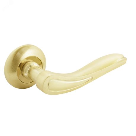 Ручка на квадратной накладке (комплект), АЛЛЮР А ТЛАЙЗА SB (1870) золото матовое - 12290 ПТК