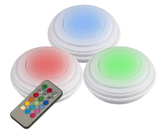 Светильник светодиодный управляемый датчиками TS5-RGBx3 (пульт ДУ) JAZZway - 5031630