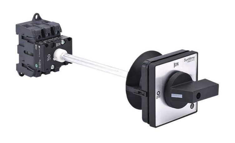 ЧЁРНОЙ выносной рукояткой на дин-рейке/плате | MSD32340B SE Выключатель-Разъединитель 3P 32A IP20 С APC