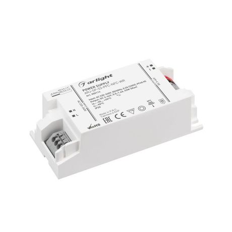 Блок питания ARJ-SP-53-PFC-NFC-WR (53W, 3-44V, 0.5-1.4A) (ARL, IP20, пластик, 5 лет) - 050114 Arlight