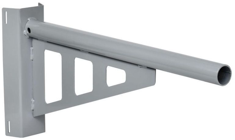 Кронштейн КР-6 D=48 L=750 на опору под монтажную ленту 2 хомута серый IEK - LDKU0D-CR-48-0750-12-K03