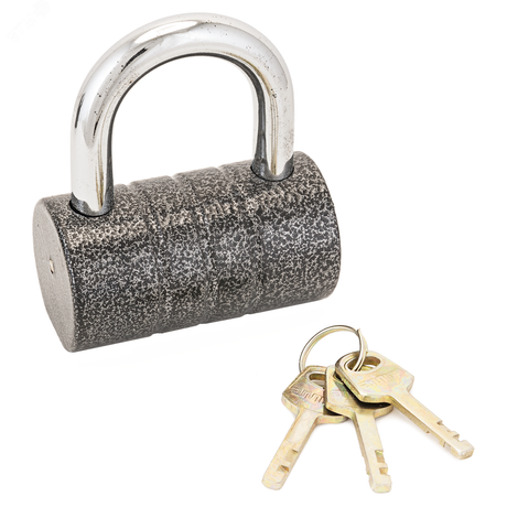 Замок навесной с дисковым механизмом секрета, АЛЛЮР ВС2-21С античное серебро - 986 ПТК