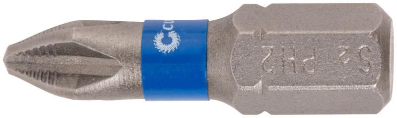 Набор стальных бит, 2 шт., CUTOP Profi, PH2, 25 мм - 83-337 РОС
