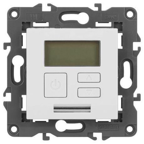 Терморегулятор универсальный 14-4111-01М 230В-Imax16А Elegance бел. матов. Эра Б0065786