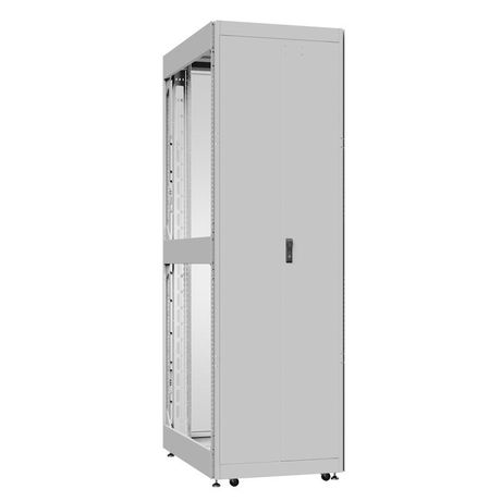 Шкаф серверный 42U 800х1200 передняя дверь: двустворчатая глухой металл IP51. задняя одностворчатая боковые панели: без. цвет: серый RAL7035 - EX 8242.7520 SYSMATRIX