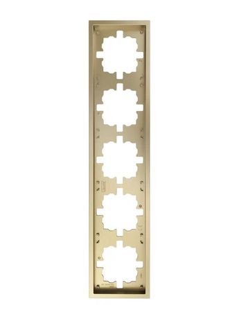 Рамка 5-мест. горизонт. ZIMA зол. LEZARD 704-3600-150