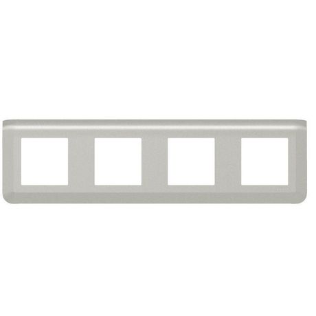 Рамка - Mosaic 4Х2 модуля алюминий | 079308L Legrand