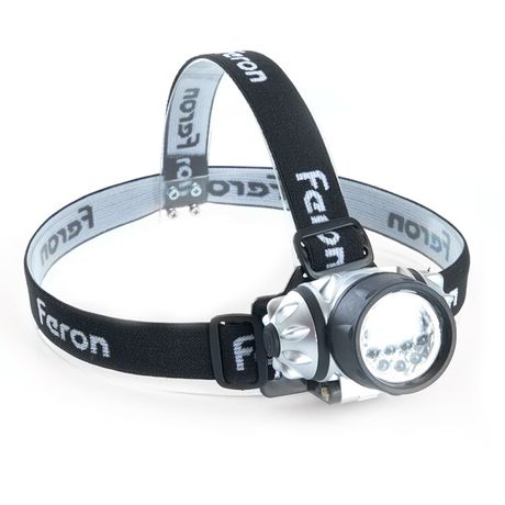 Фонарь светодиодный налобный на батарейках 3xAAA 1w 7LED IP44 пластик - TH2303 FERON 41707