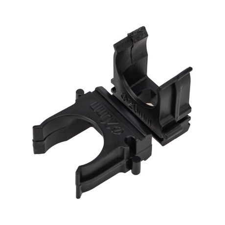 Держатель для труб (клипса) d20мм черн. (уп.10шт) Rexant 28-0120-5 MEET