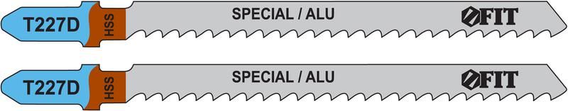 Полотно пометаллу полимерным и эпоксиднымматериалам HSS фрезерованн. зубья 100/74/3мм (T227D) (уп.2шт) FIT 40977 РОС