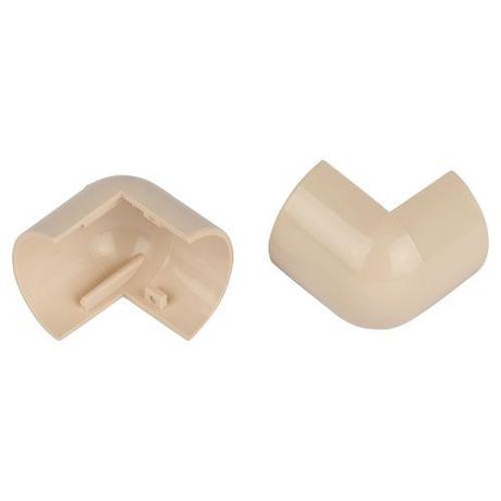 Внешний угол OC-KK-30-13-B для полукруглого кабель-канала бежевый 30х13мм 2шт/комплект | Б0064925 ЭРА