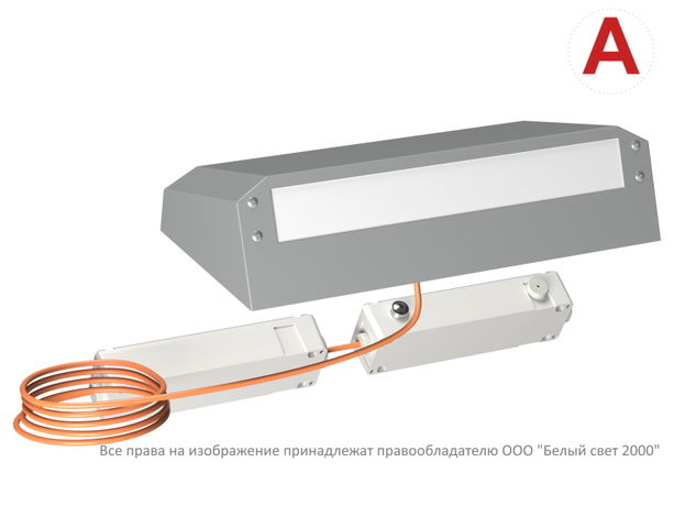 Светильник аварийный BS-CUSTOS-51-L1-INEXI3 4000K Gray (-60) - a32375