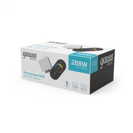 Контроллер для светодиодной RGB ленты LED 288 Вт 12 В IP20 Basic Gauss - BT622