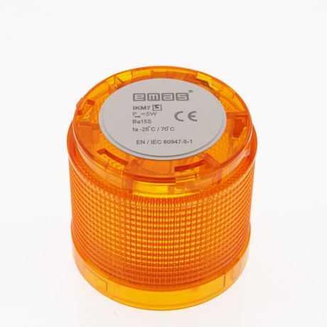Сигнальный модуль для колонны 70 мм, жёлтый цвет - IKM7S EMAS