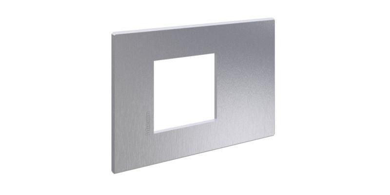 Рамка 2мод. Axolute Air итальянский стандарт "Матовый хром" Leg BTC HW4819CRS Legrand