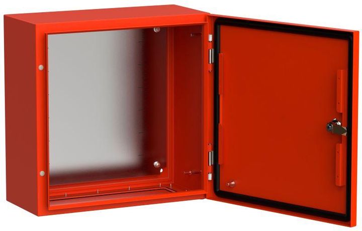 Корпус металлический ЩМП-40.40.20 TITAN 5 УХЛ1 IP66 RAL3020 красный - TI5-13-N-040-040-020-66 IEK