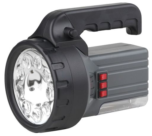 Фонарь прожекторный FA55M Акку 6V2.5Ah, 9xLED, галоген10W, люм7W,ЗУ 220V, карт (12/144) | C0028107 ЭРА