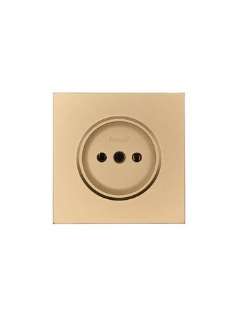 Розетка 1 мест. б/з ПБТ СП ZIMA IP20 16А безвинт. зажим зол. LEZARD 704-3688-121BQC