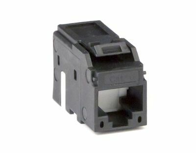 Модуль Keystone RJ45 CAT5E не экранированный черный (12шт в упаковке) - RNK5EUBK ДКС