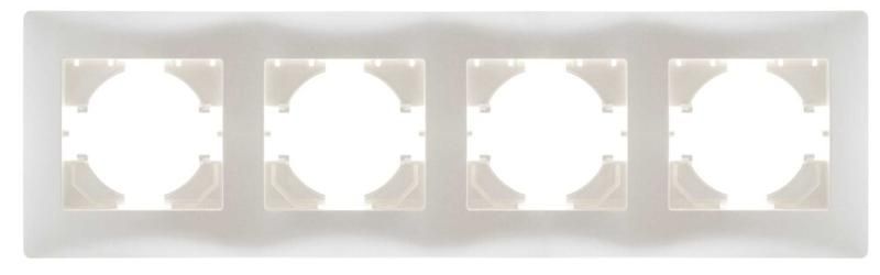 Рамка 4-местн. Bravo жемчуж. GUSI С1040-028