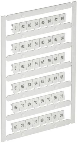 Маркер для CTS 6кв.мм/CP 10кв.мм "61-70" ARMAFIX IEK AF-CT10D-M-006-07 IEK арт. AF-CT10D-M-006-07