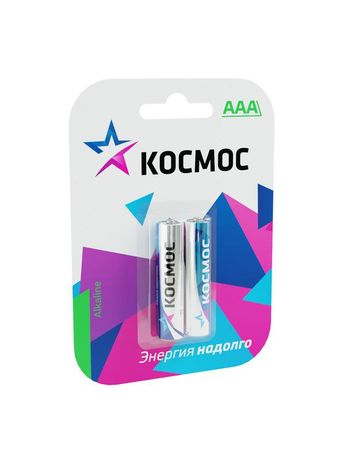 Батарейка LR03 (AAA) 1.5V Alkaline 2BL - KOCLR032BL Космос