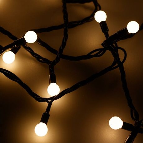 Светодиодная гирлянда ARD-BALL-CLASSIC-D13-10000-BLACK-100LED WARM (230V, 7W) | 025572 Arlight