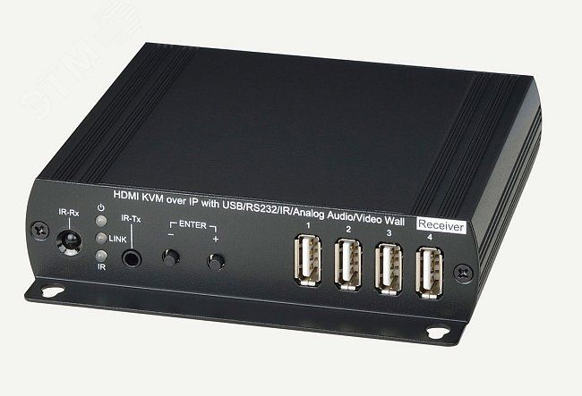 Передатчик KVM HDMI (1080p и 1920х1200 (WUXGA) 60Гц) USB аудио RS232 ИК сигналов по Ethernet до 150м HKM02BT SC&T 12718 sct1178 SC&T арт. 12718