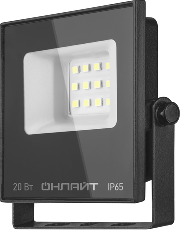 Прожектор светодиодный 90 844 OFL-03-20-6.5K-BL-IP65-LED 20Вт IP65 6500К 1600лм черн. ОНЛАЙТ 90844 Navigator ОНЛАЙТ арт. 90844
