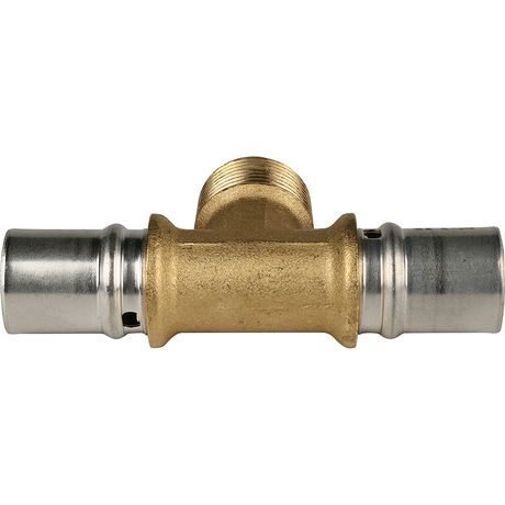 Тройник-переходник с наружной резьбой 20х3/4'х20 для металлопластиковых труб прессовой - SFP-0008-203420 STOUT RG008S9C25MRR1