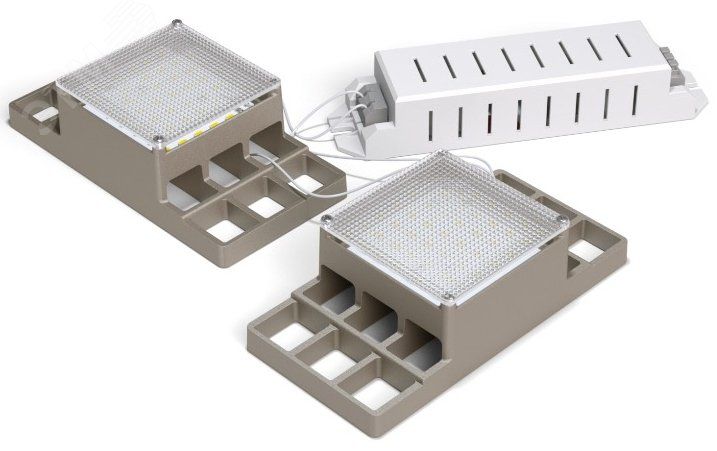 Светильник ДВО33Вт, IP20, 4100 Лм, 4000К, Грильято, призм, яч. 86х86 мм Albatross - АТ-ДВО-07-33-24-Х Атон