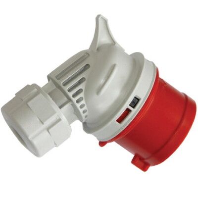 Вилка кабельная угловая IP44 16A 2P+E 230В | DISA020163 DKC ДКС