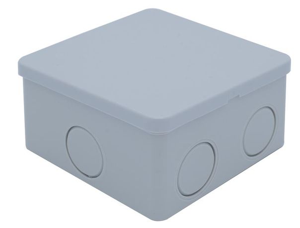 Корпус распаячной коробки 80х80х40мм перфориванные стенки пластик Cetinkaya Pano CP1238