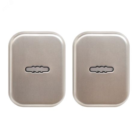 Накладка для сув/м (пара) БУЛАТ НДС 04.08 ФОРТЕ матовый никель - 14962 ПТК