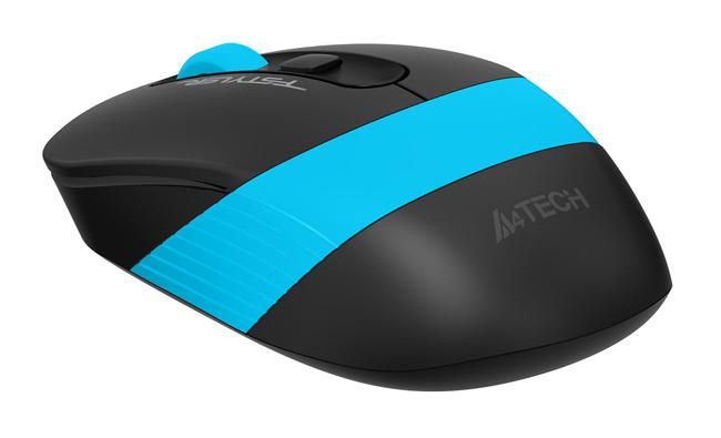 Мышь Fstyler FG10 черн./син. оптическая 2000dpi беспроводная USB 4but BLUE A4TECH 1147565