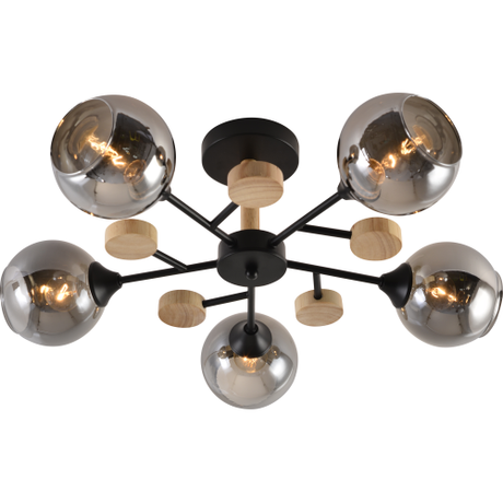 Люстра Elouisa 9181-305 5 х Е27 60 Вт модерн | Б0068416 Rivoli ЭРА