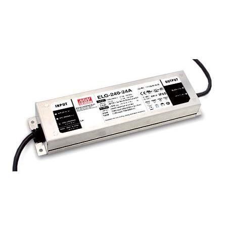 Драйвер 240Вт 24V для светодиодной ленты ELG-240-24A IP65 244x71x37.5 мм | VARTON VARTA