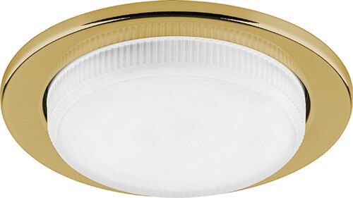 Светильник встраиваемый DL53 потолочный GX53 золотистый | 28453 Feron зол.