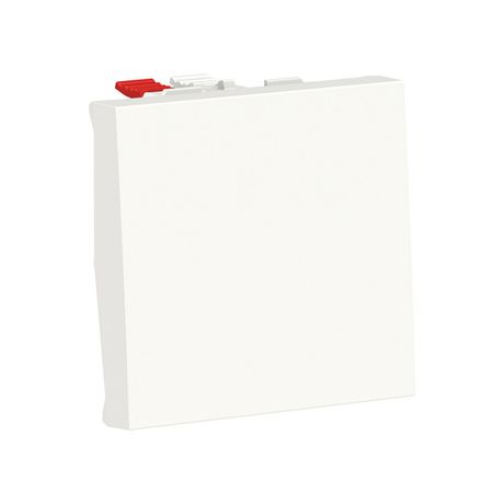 Выключатель UNICA MODULAR одноклавишный кнопочный схема 1 10 A 2 модуля белый - NU320618 Schneider Electric