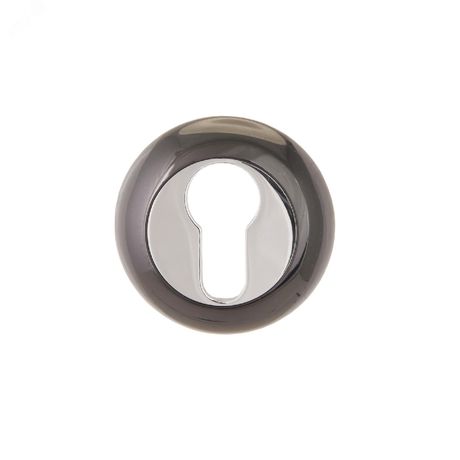 Накладка декоративная (комплект) под цилиндровый механизм замка, АЛЛЮР АРТ ET-R1 BN (32102) черный никель - 11203 ПТК