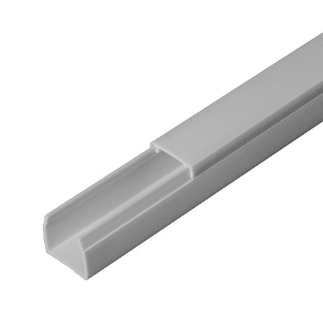 Кабель-канал серый RAL 7035 16х16 (120м/уп) 2-й замок в п/э | PR03.0070 ПРОМРУКАВ Строитель