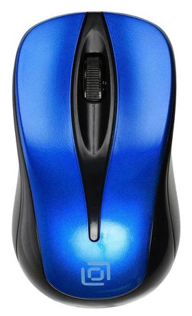 Мышь 675MW черн./син. оптическая 800dpi беспроводная USB 2but ОКЛИК 1025918